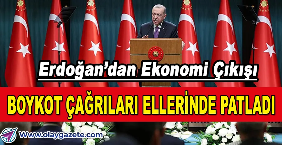 CUMHURBAŞKANI ERDOĞAN: “ENFLASYON 14 AYDIR DÜŞÜYOR”