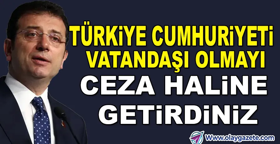 İMAMOĞLU TOGG ÜZERİNDEN İKTİDARA SERT YÜKLENDİ