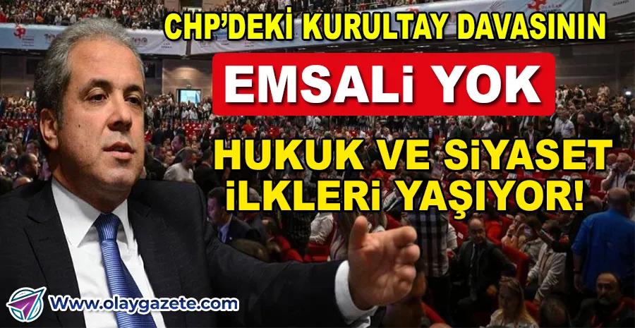 ŞAMİL TAYYAR’DAN CHP KONGRESİ TEPKİSİ: “YSK’NIN KARARI MAHKEMEYE BIRAKILAMAZ!