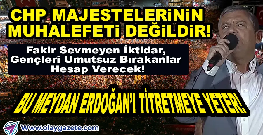 KADIKÖY MİTİNGİ: 125 BİN KİŞİ “MİLLET İRADESİ” İÇİN BULUŞTU