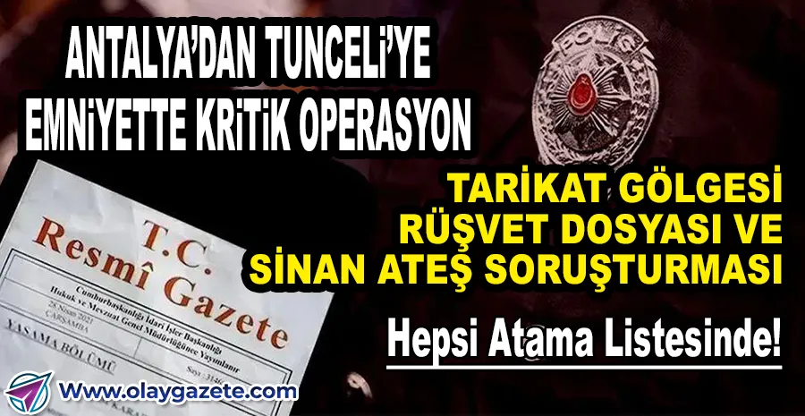 37 İLİN EMNİYET MÜDÜRÜ DEĞİŞTİ 22