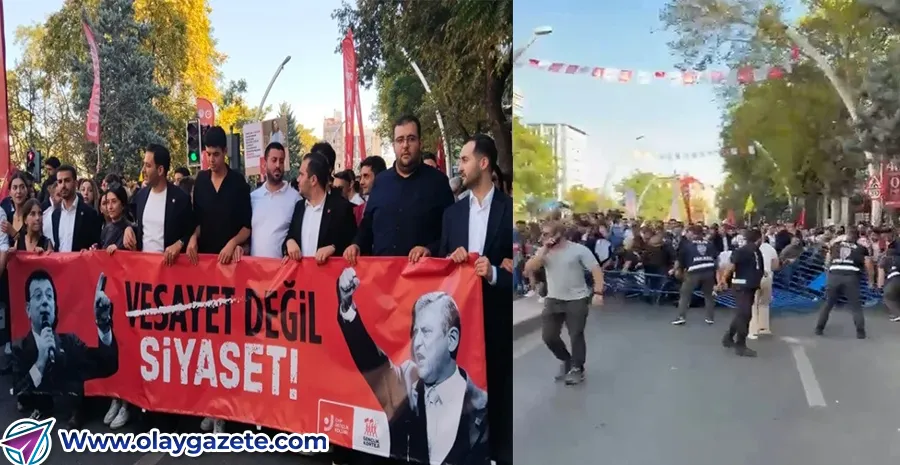 CHP GENÇLİK KOLLARI POLİS BARİKATLARINI YIKTI