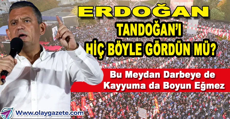 125 BİN DEĞİL, MİLYONLAR! DEMOKRASİ İÇİN TANDOĞAN’DA BİRLEŞTİLER”