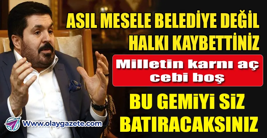 AKP’Lİ SAYAN:CHP’YLE YATIP KALKARAK YOL ALAMAZSINIZ