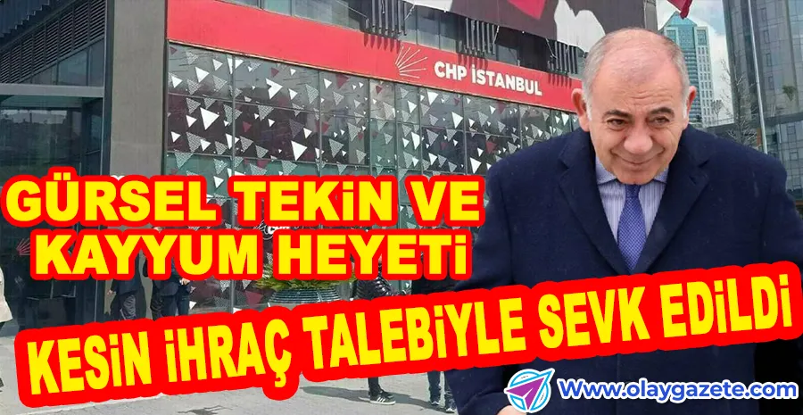 CHP İSTANBUL KAYYUM EKİBİNİN TAMAMINI DİSİPLİNE SEVK ETTİ