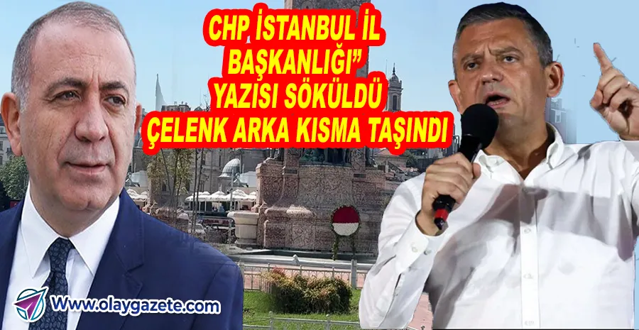 TAKSİM’DE ÇELENK GERGİNLİĞİ: GÜRSEL TEKİN’İN ÇELENGİ YERİNDEN KALDIRILDI