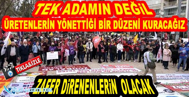 1 MAYIS’TA MALTEPE MİTİNG ALANINI ON BİNLERCE KİŞİ DOLDURDU