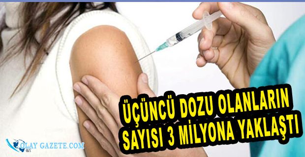 3. DOZ AŞI ANTİKORU 10 KAT ARTIRIYOR