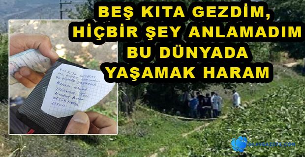 66 YAŞINDAKİ HÜSEYİN ÇAKMAK, KENDİSİNİ DUT AĞACINA ASARAK İNTİHAR ETTİ