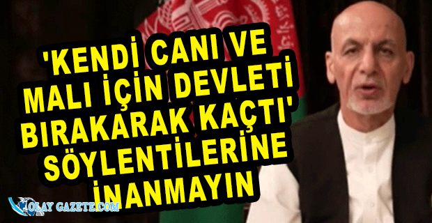 AFGANİSTAN CUMHURBAŞKANI GANİ’DEN VİDEOLU MESAJ 