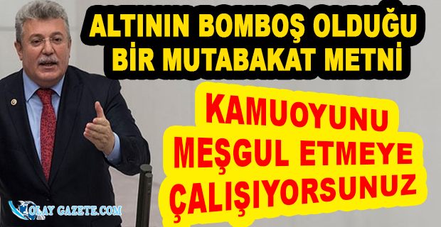AKBAŞOĞLU’NDAN 6 PARTİNİN YAYINLADIKLARI ORTAK AÇIKLAMAYI ELEŞTİRDİ.