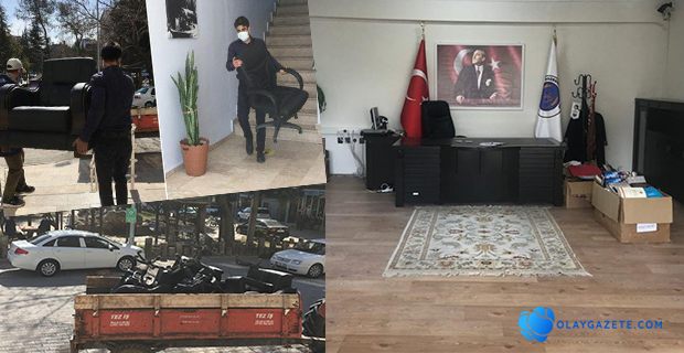 AKP DÖNEMİNDEN KALAN TAZMİNAT CEZASI NEDENİYLE CHP’Lİ BAŞKANIN ODASI HACZEDİLDİ