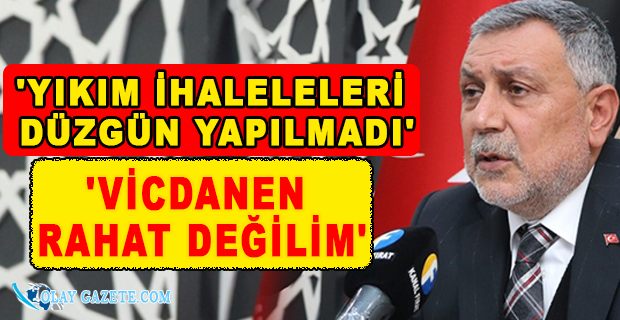 AKP ELAZIĞ İL BAŞKANI YIKIM İHALELERİYLE İLGİLİ KONUŞTU