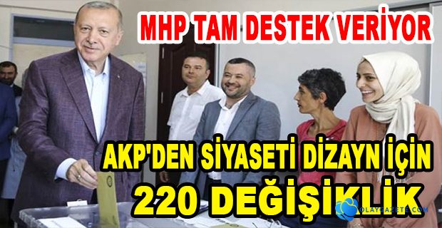 AKP, KANUNLARDA BİR KEZ DAHA DÜZENLEME YAPMAK İÇİN HAREKETE GEÇTİ