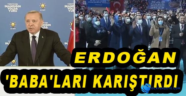 AKP KONGRESİNE ERDOĞAN