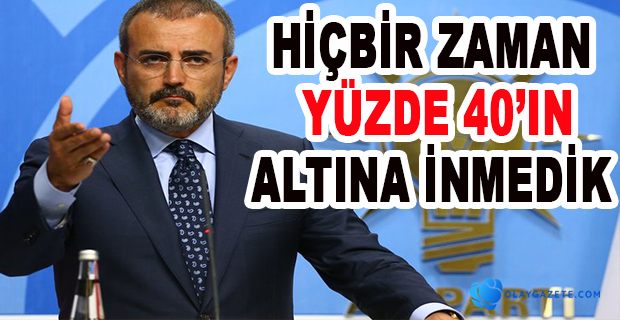 AKP, OY ORANINI AÇIKLADI...