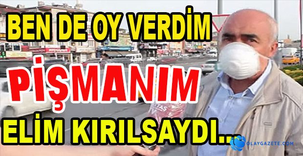 AKP ÜYESİYİM AMA PİŞMANIM