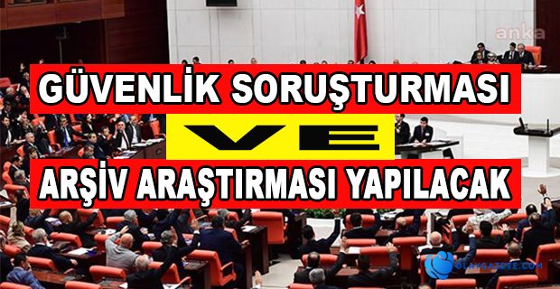 AKP’DEN YENİ BİR GÜVENLİK SORUŞTURMASI TEKLİFİ