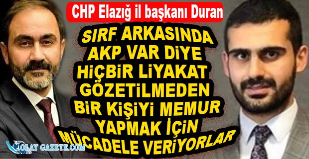 AKP’Lİ BAŞKAN YARDIMCISI, VALİLİK ÖZEL KALEM MÜDÜRÜ OLDU