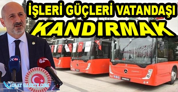 AKP’Lİ BELEDİYE ESKİ OTOBÜSLERİ BOYAYIP, YENİ ALMIŞ GİBİ GÖSTERDİ