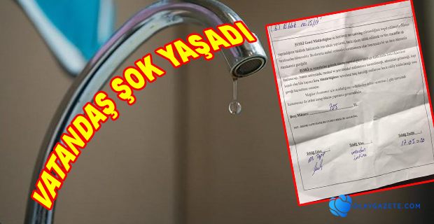 AKP’Lİ BELEDİYE SU BORCUNA HACİZ BAŞLATTI