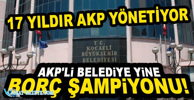 AKP’Lİ BELEDİYENİN İHALELERİ SAYIŞTAY’A TAKILDI