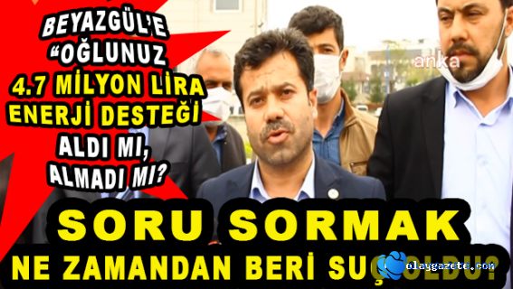 AKP’Lİ BÜYÜKŞEHİR BELEDİYE BAŞKANINA SORU SORDU İFADE VERDİ