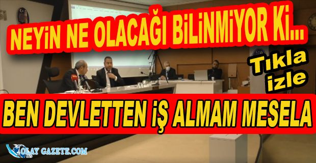 AKP’Lİ MECLİS ÜYESİ AÇIK MİKROFONU UNUTTU: “KİMSE İŞ YAPMAYI İSTEMİYOR Kİ”