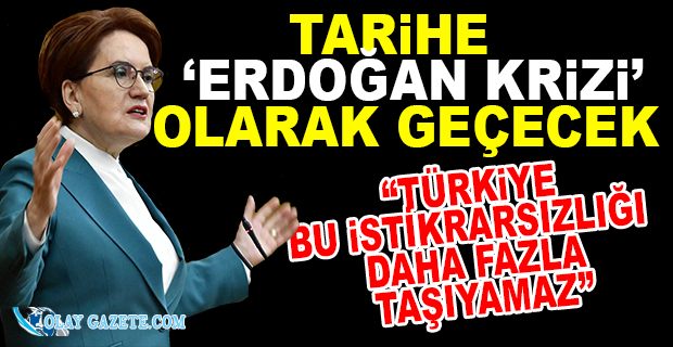 AKŞENER: “BUGÜN 2001 KRİZCİDEN DAHA VAHİM BİR TABLO OLUŞTU”
