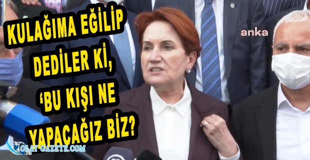AKŞENER: ESNAFLARA ‘İŞLER NASIL’ DEDİK AMA…