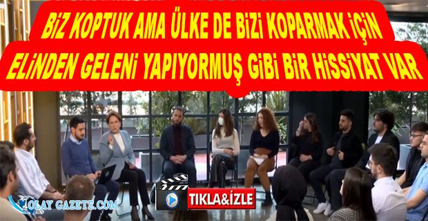 AKŞENER: “GENÇLER HAKKINDA BOLCA ATILIP TUTULMASINA RAĞMEN ONLARIN SESİ DUYULMADI, DUYURULMADI