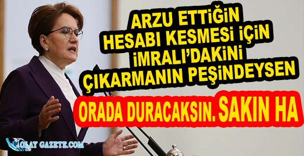 AKŞENER: ‘SEÇİLMİŞ CUMHURBAŞKANIYIM’ DİYE ÇAKA SATARAK GEZİYORSUN AMA…