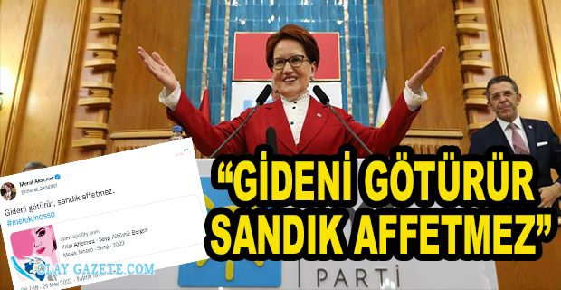 AKŞENER’DEN KONSERİ İPTAL EDİLEN MELEK MOSSO’YA DESTEK: 