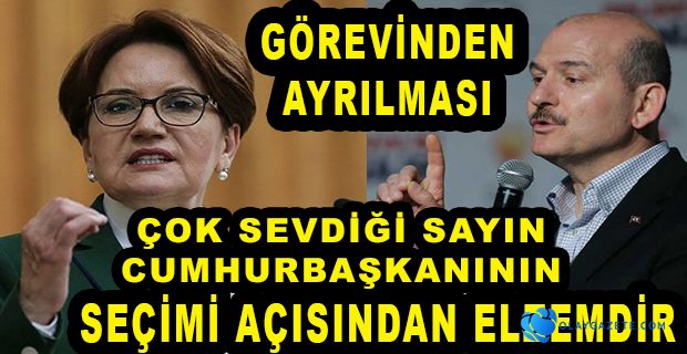 AKŞENER’DEN SÜLEYMAN SOYLU’YA FLAŞ ÇAĞRI