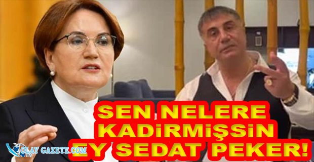 AKŞENER:PEKER O KADAR ÖNEMLİ ŞEYLER SÖYLEDİ Kİ BİR SAVCIDA ÇIKIP SORUŞTURMA AÇMADI