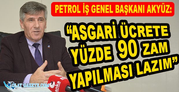 AKYÜZ:ASGARİ ÜCRETLİ ÇALIŞAN İŞÇİNİN YÜZÜ GÜLMEYECEK,