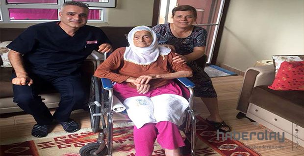 ALAGÖZ’DEN YAŞLI HASTALARA MORAL ZİYARETİ