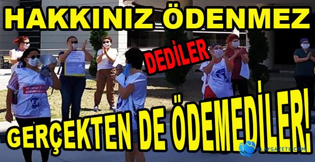 ALKIŞLAR BİZİM KARNIMIZI DOYURMUYOR...