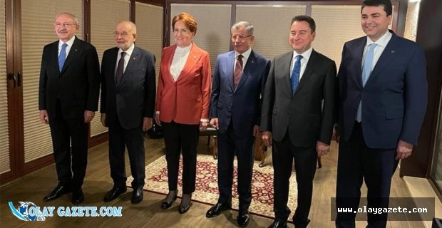 ALTI MUHALEFET PARTİSİ LİDERİ BİR ARAYA GELDİ