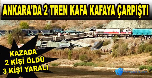 ANKARA KALECİK DE TREN KAZASI...