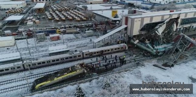 Ankara’da tren kazası