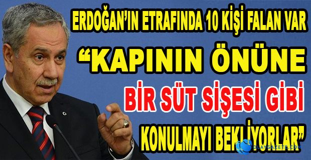 ARINÇ TRUMP’IN KARŞISINDA KİM VARSA ONDAN YANAYIM