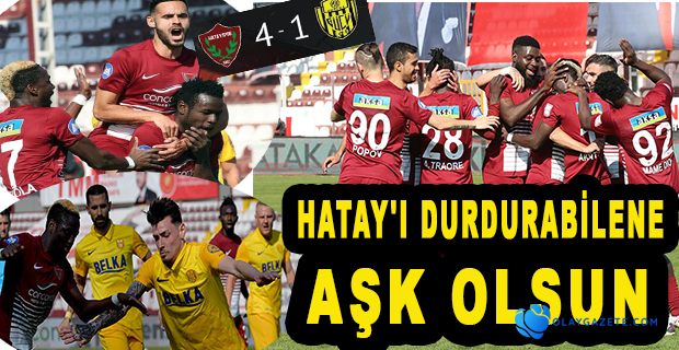 ATAKAŞ HATAYSPOR ‘DAN 4 GOLLÜ GALİBİYET