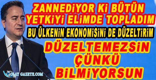 BABACAN: FAİZ TALİMATLA DÜŞMEZ, GÜVENLE DÜŞER 