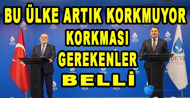 BABACAN İLE KARAMOLLAOĞLU BİR ARAYA GELDİ