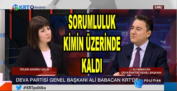 BABACAN SOYLU’NUN İSTİFASINI DEĞERLENDİRDİ