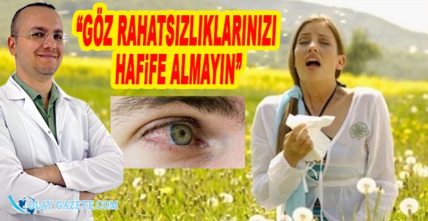 BAHAR İLE BİRLİKTE GÖZ ALERJİLERİ ARTTI!