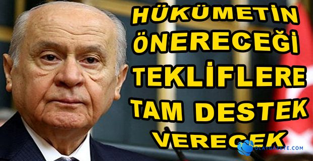 BAHÇELİ, SİYASİ PARTİLER KANUNU