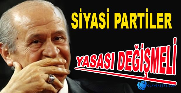 BAHÇELİ’DEN  6 MADDELİK ÖNERİ