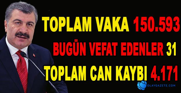BAKAN KOCA SON VERİLERİ PAYLAŞTI